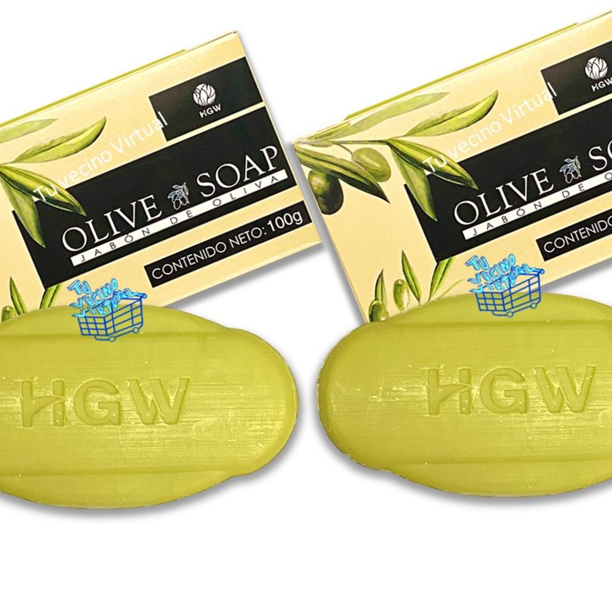 HEALTHY AMERICA - Jabon De Oliva En Barra Hgw