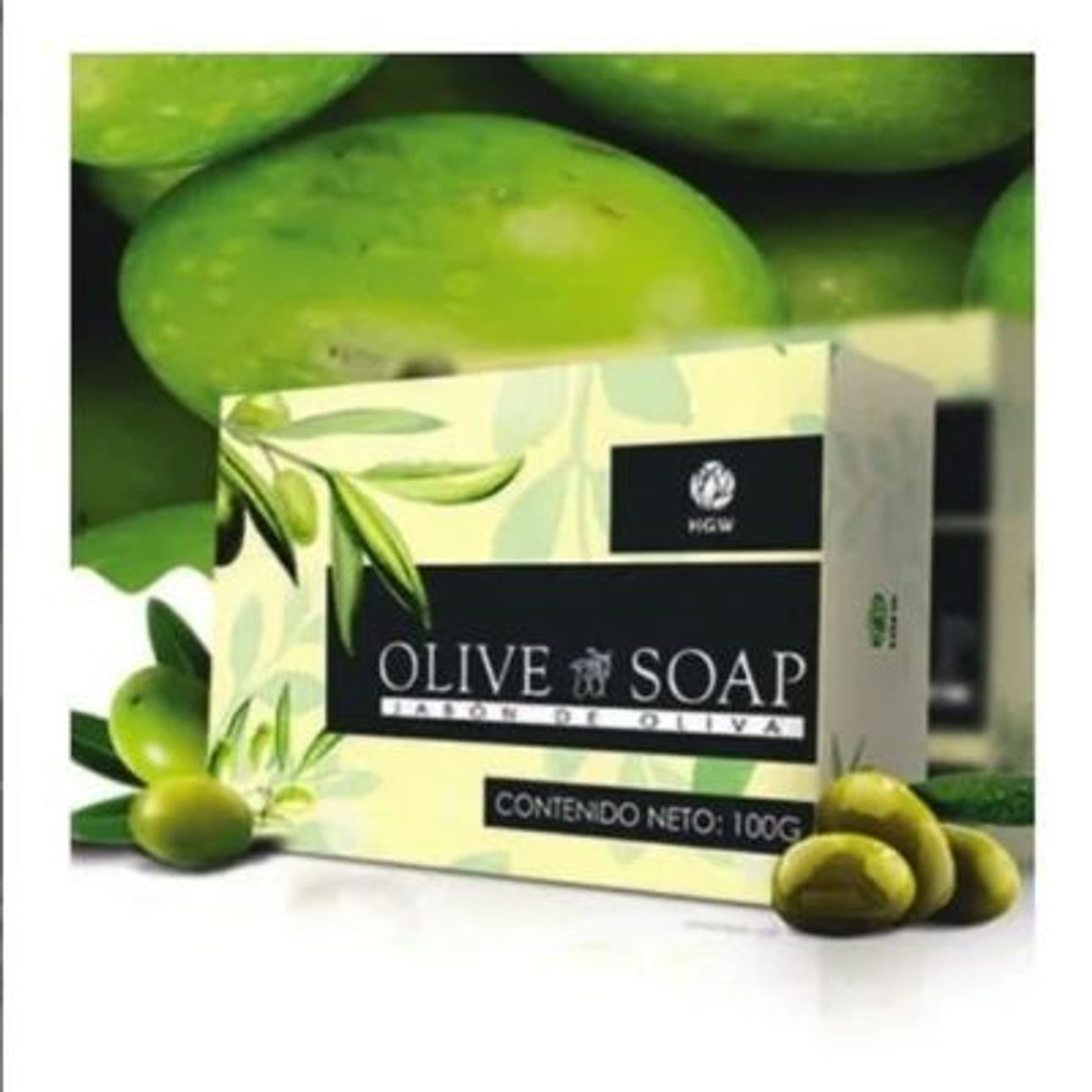 HEALTHY AMERICA - Jabon De Oliva En Barra Hgw