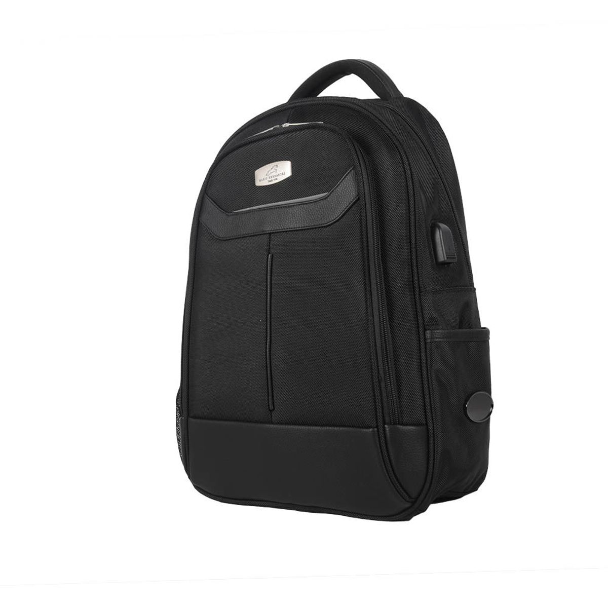 MARIO HERNANDEZ - Morral Curvo Dos Cremalleras Negro Urban
