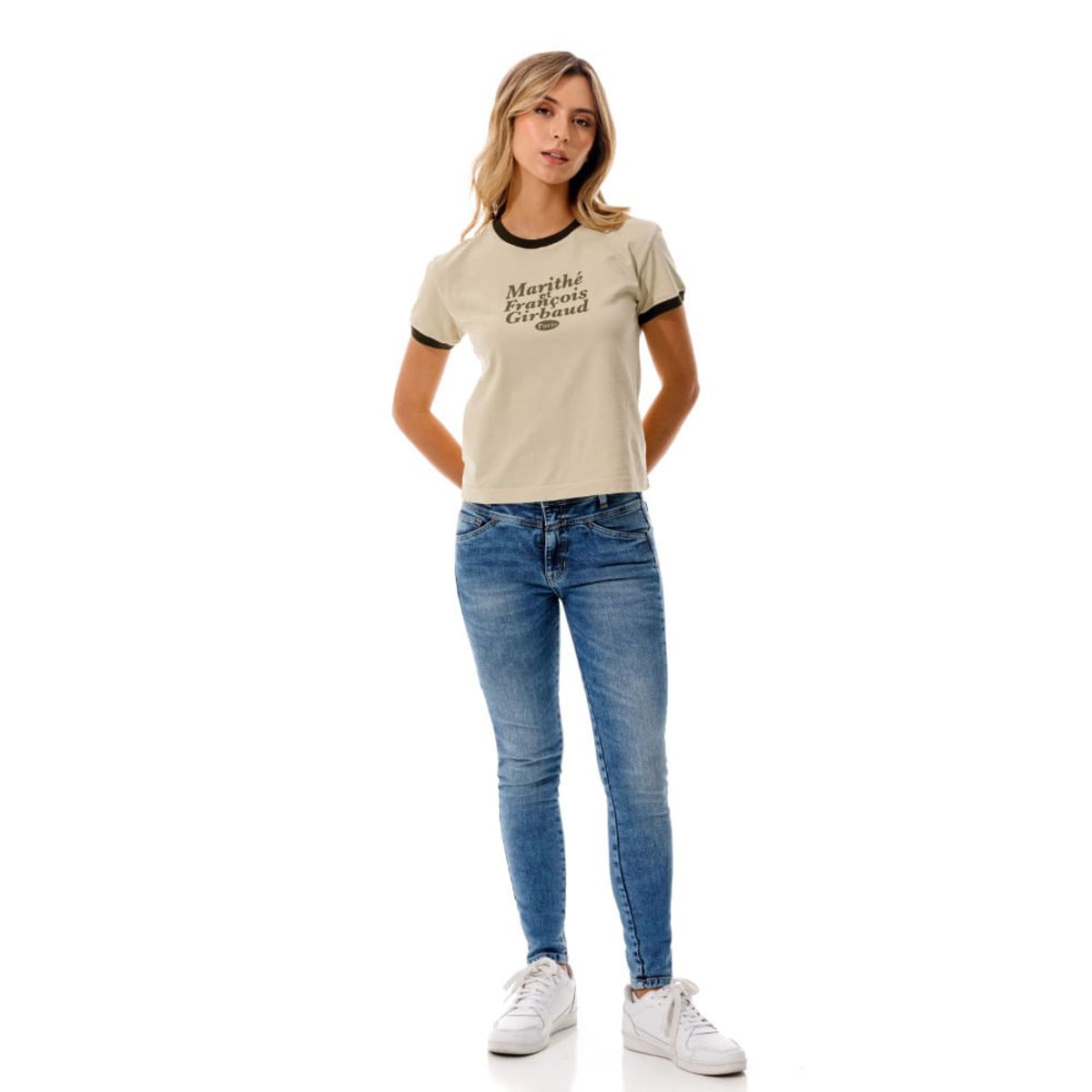 MARITHE FRANCOIS GIRBAUD - Jean Para Mujer Pedal Pusher Girbaud