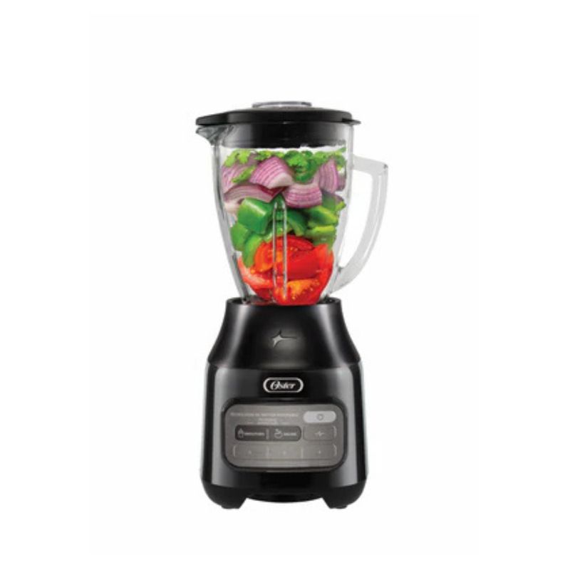 OSTER - Licuadora Oster Vaso de Vidrio de 15Lt 3 Velocidades Negro
