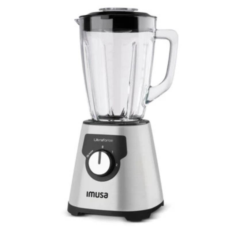 IMUSA - Licuadora ultraforce 2v vaso vidrio acero Imusa