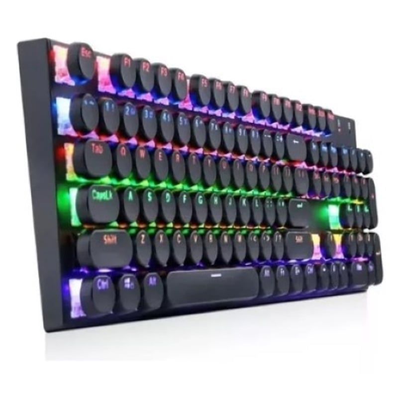 GENERICO - Teclado Gamer JG con Teclas Redondas y Retroiluminación