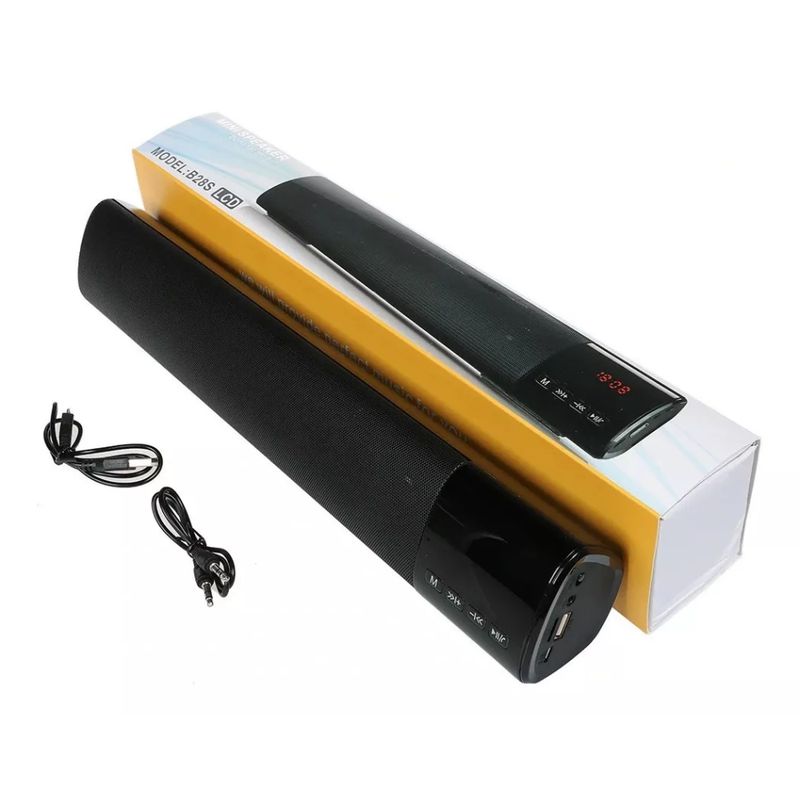 GENERICO - Parlante Mini Barra De Sonido Bluetooth Radio Fm B28s
