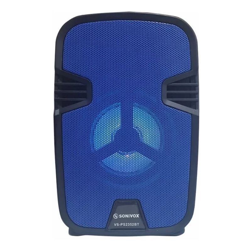 GENERICO - Parlante Bluetooth Portátil Con Radio Fm Luz Led Mini Cabina