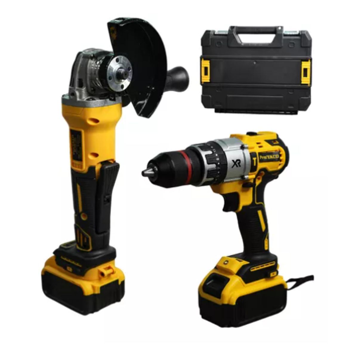 INNOVA - Taladro Con Pulidora Inalambrica 2 Baterias Con Estuche Profesional