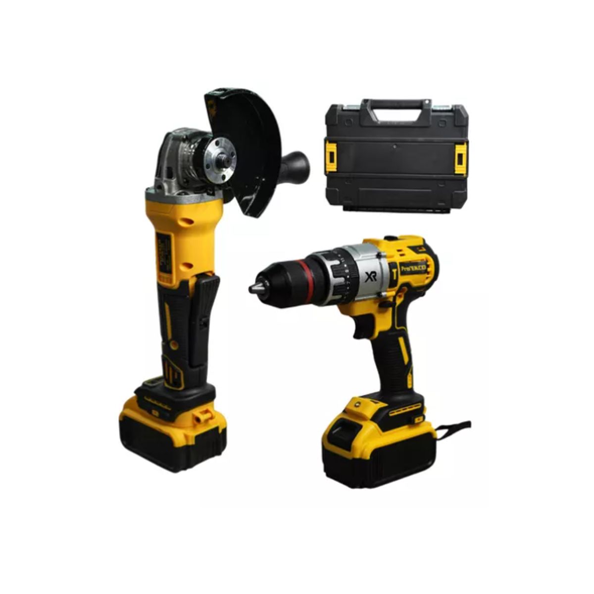 INNOVA - Taladro Con Pulidora Inalambrica 2 Baterias Con Estuche Profesional