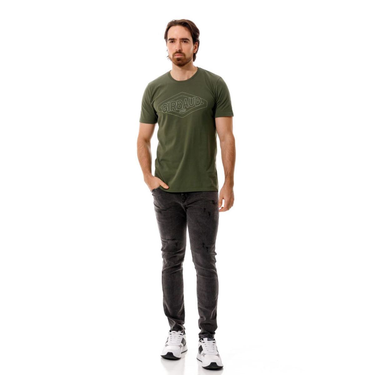 MARITHE FRANCOIS GIRBAUD - Camiseta Manga Corta Para Hombre Lúnivers Girbaud