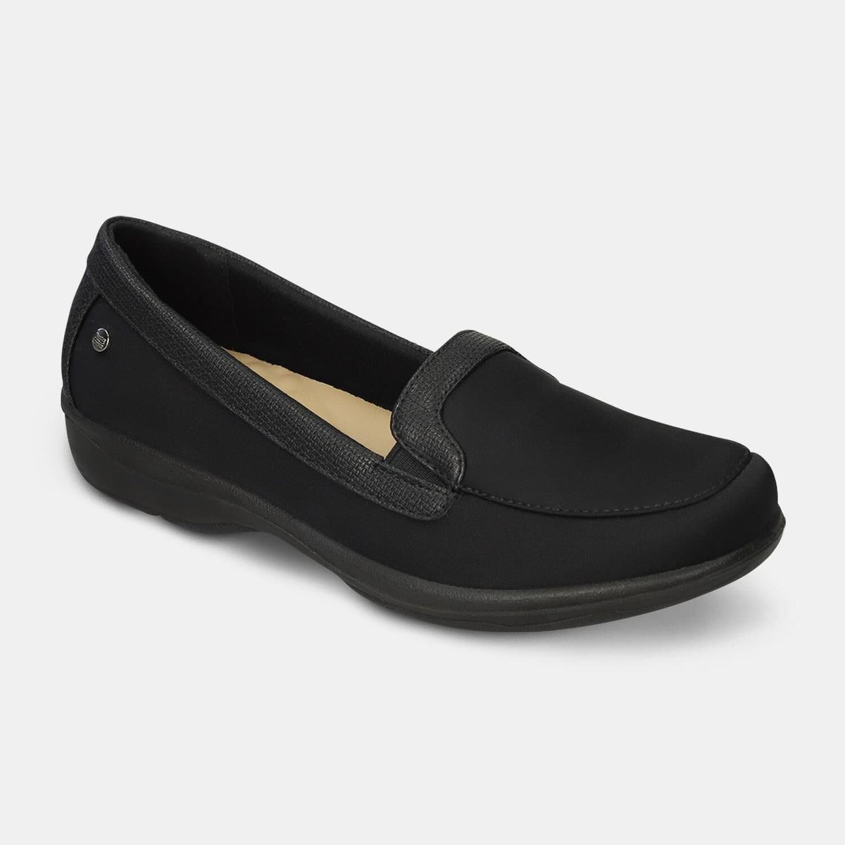 BATA - Mocasines Para Mujer Bata Comfit Negro Jazz Tali Flat