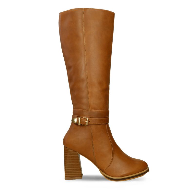 BATA - Botas Para Mujer Bata Camel Inga
