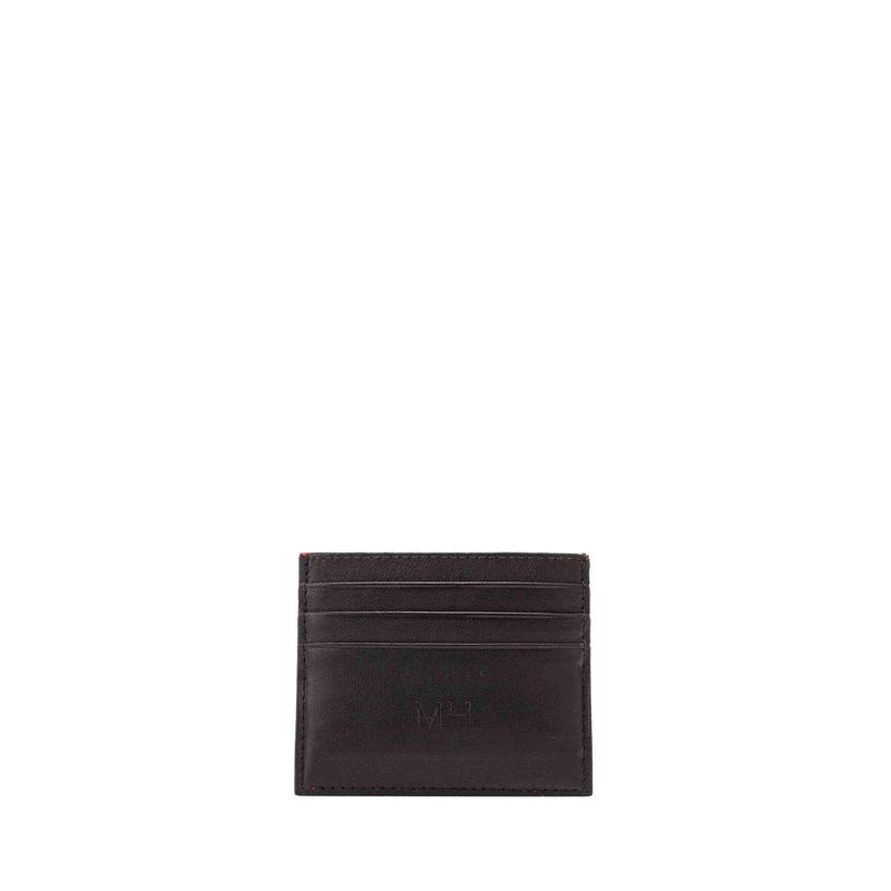 MARIO HERNANDEZ - Tarjetero Plano 7 Tarjetas Negro Chili Esencial