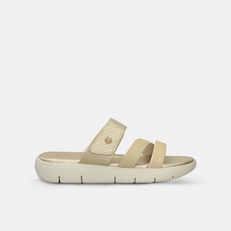 BATA - Sandalias Para Mujer Bata Comfit Champaña Jaelyn Franca