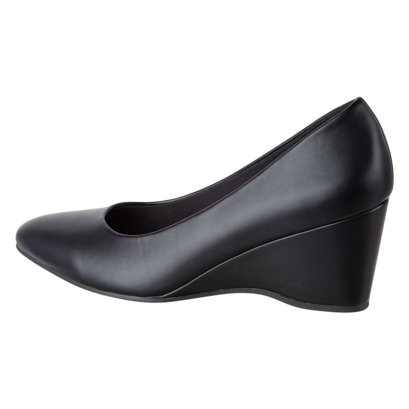 COMFORT PLUS - Zapatos De Tacon Tipo Cuña Karlile Para Mujer Comfort Plus Payless Negro