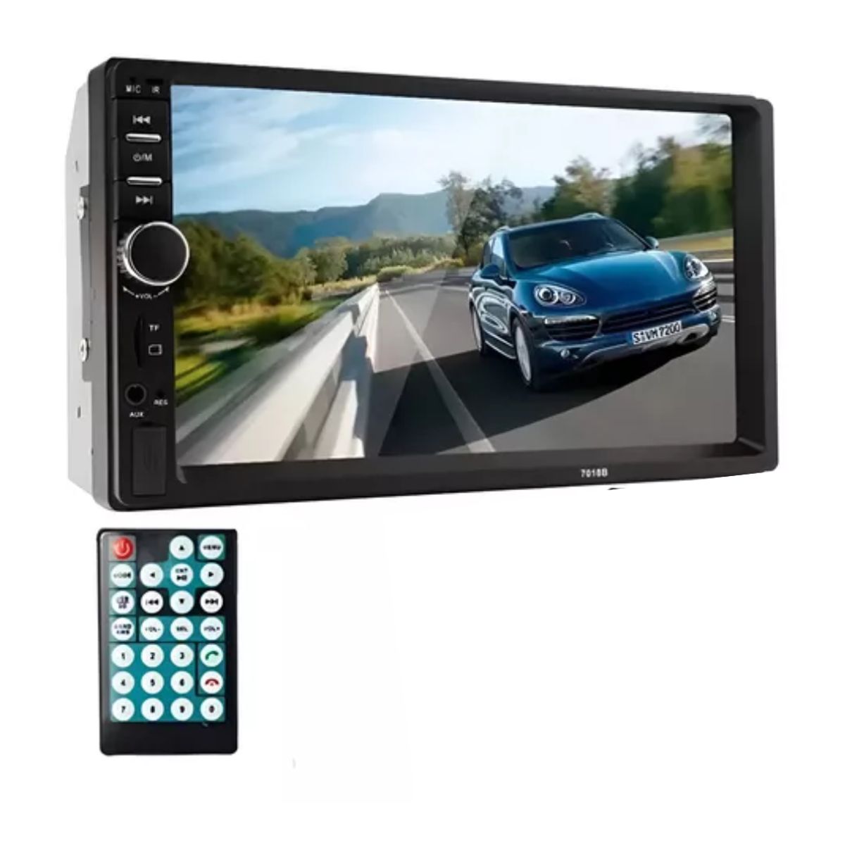 GENERICO - Radio Carro MP5 7018b Pantalla Tactil 7 Pulgadas Bluetooth