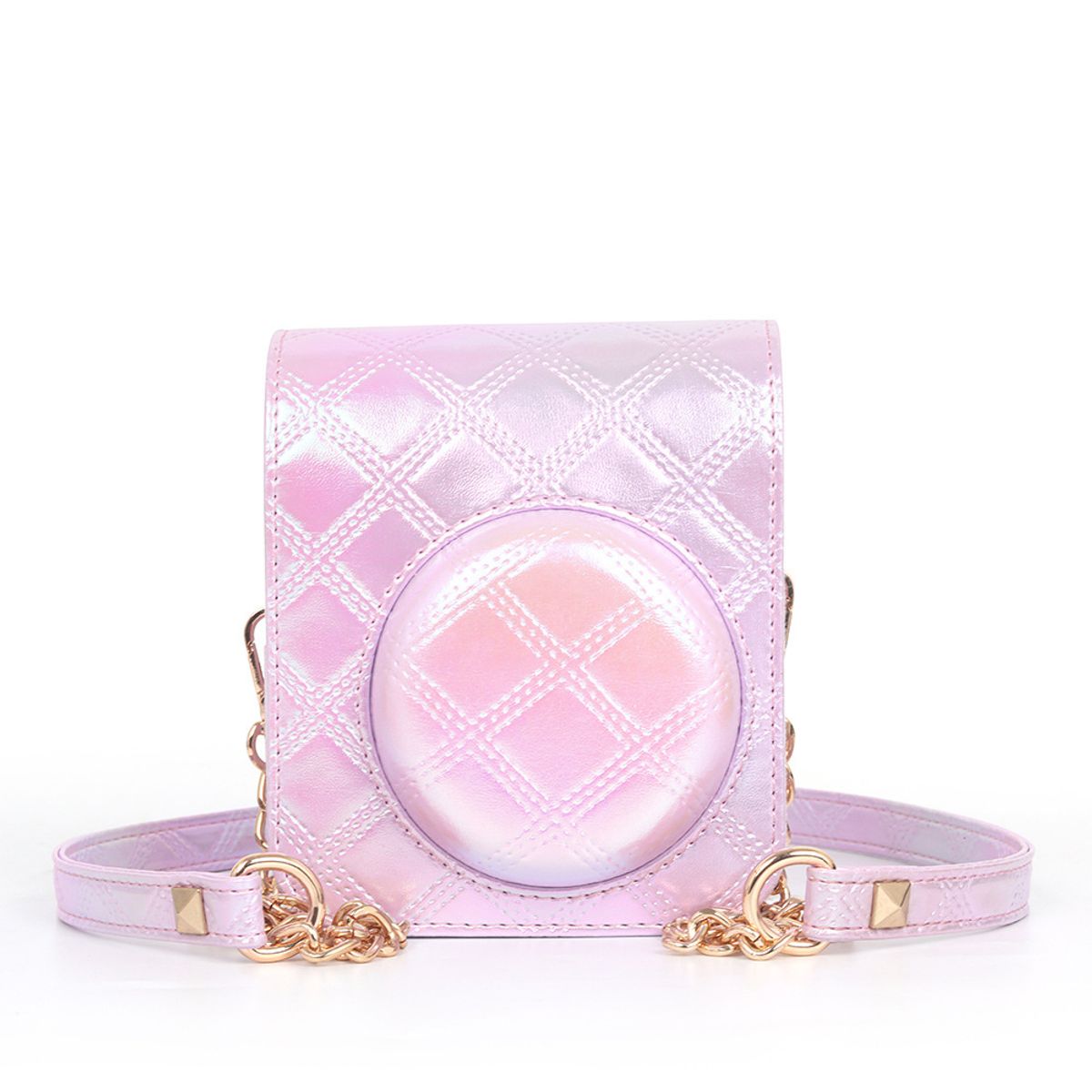 GENERICO - Accesorios 5 en 1 para Fujifilm Instax Mini 12 Purpura Perla