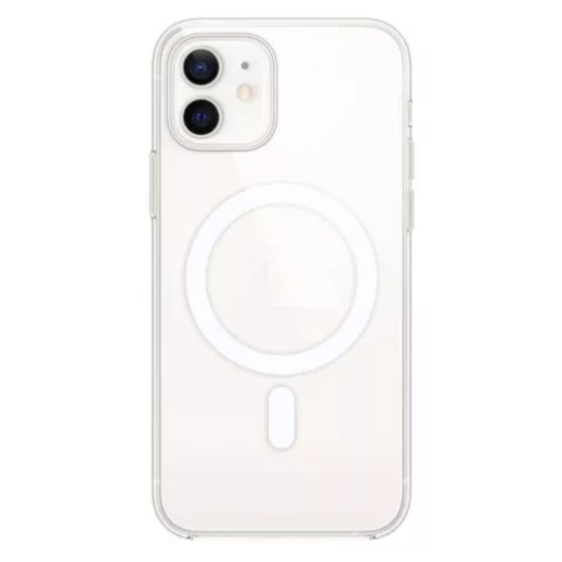 GENERICO - Estuche Forro Rígido Transparente Magsafe Para iPhone 12