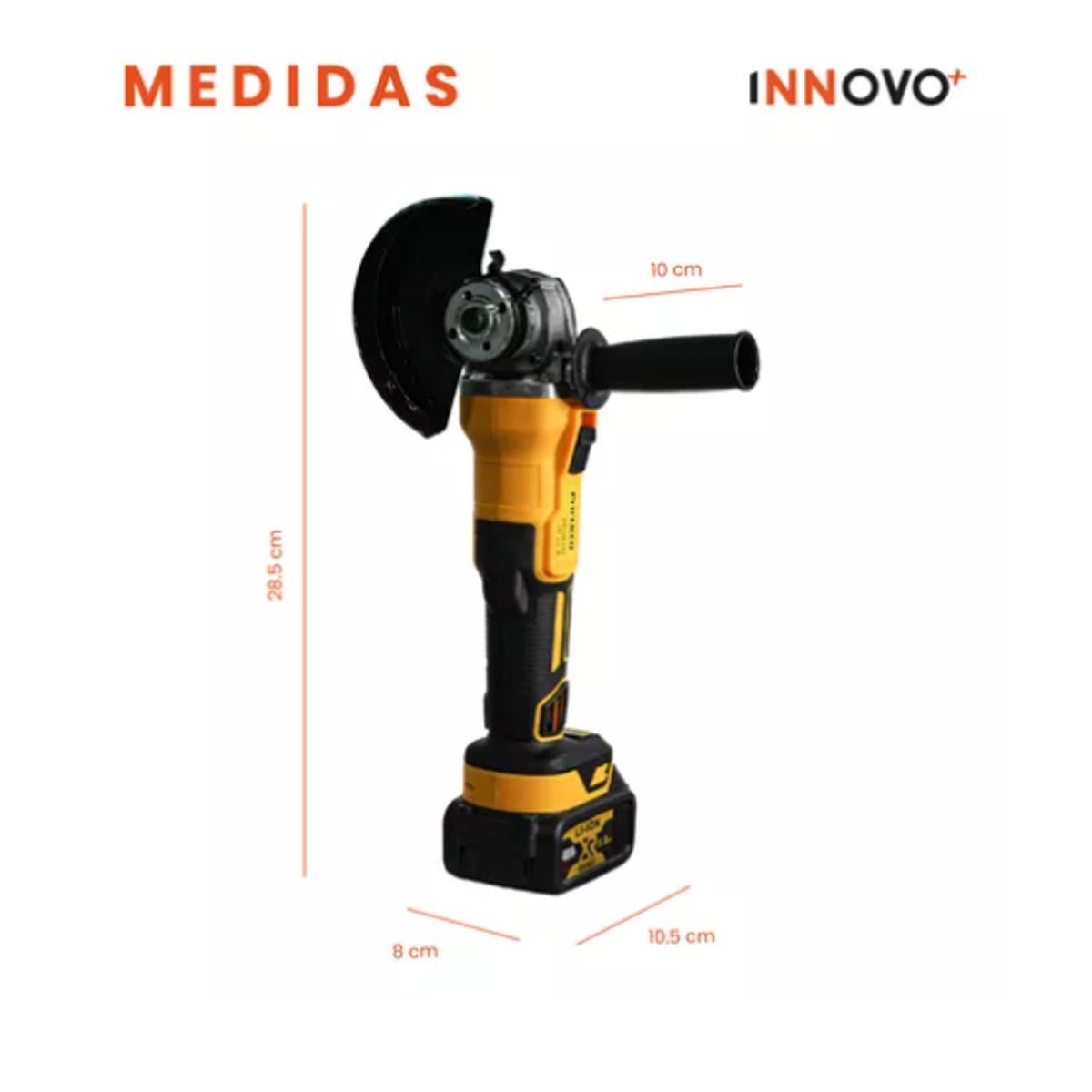 INNOVA - Pulidora Inalambrica Doble Bateria Recargable 48v 8500 Rpm Con Estuche