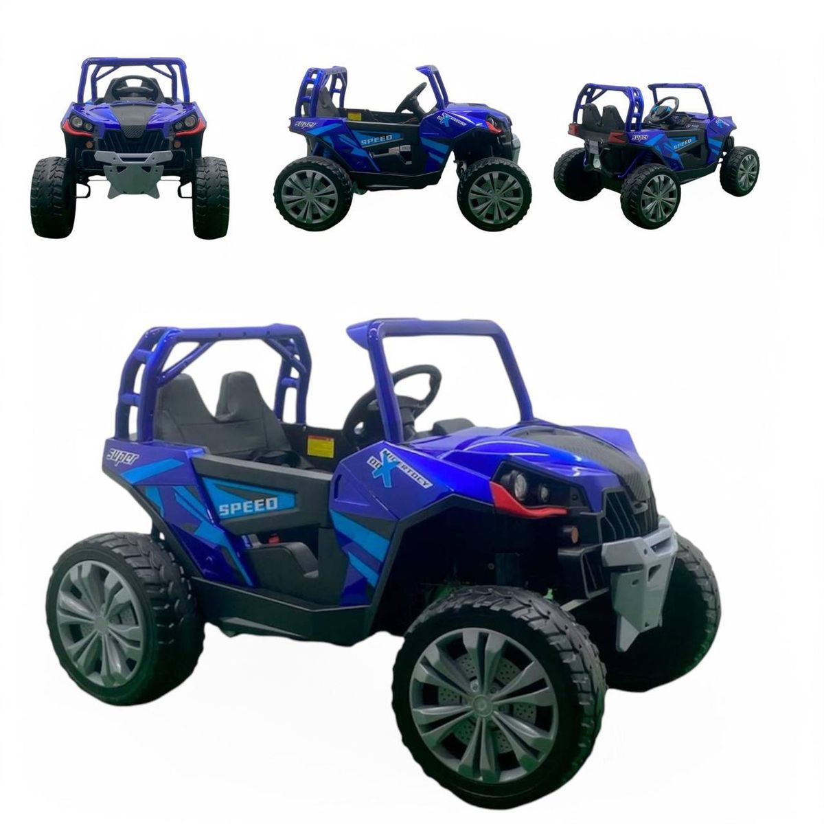 BRITOCHET - Carro Montable Infantil Eléctrico Recar. REF 6688 Azul