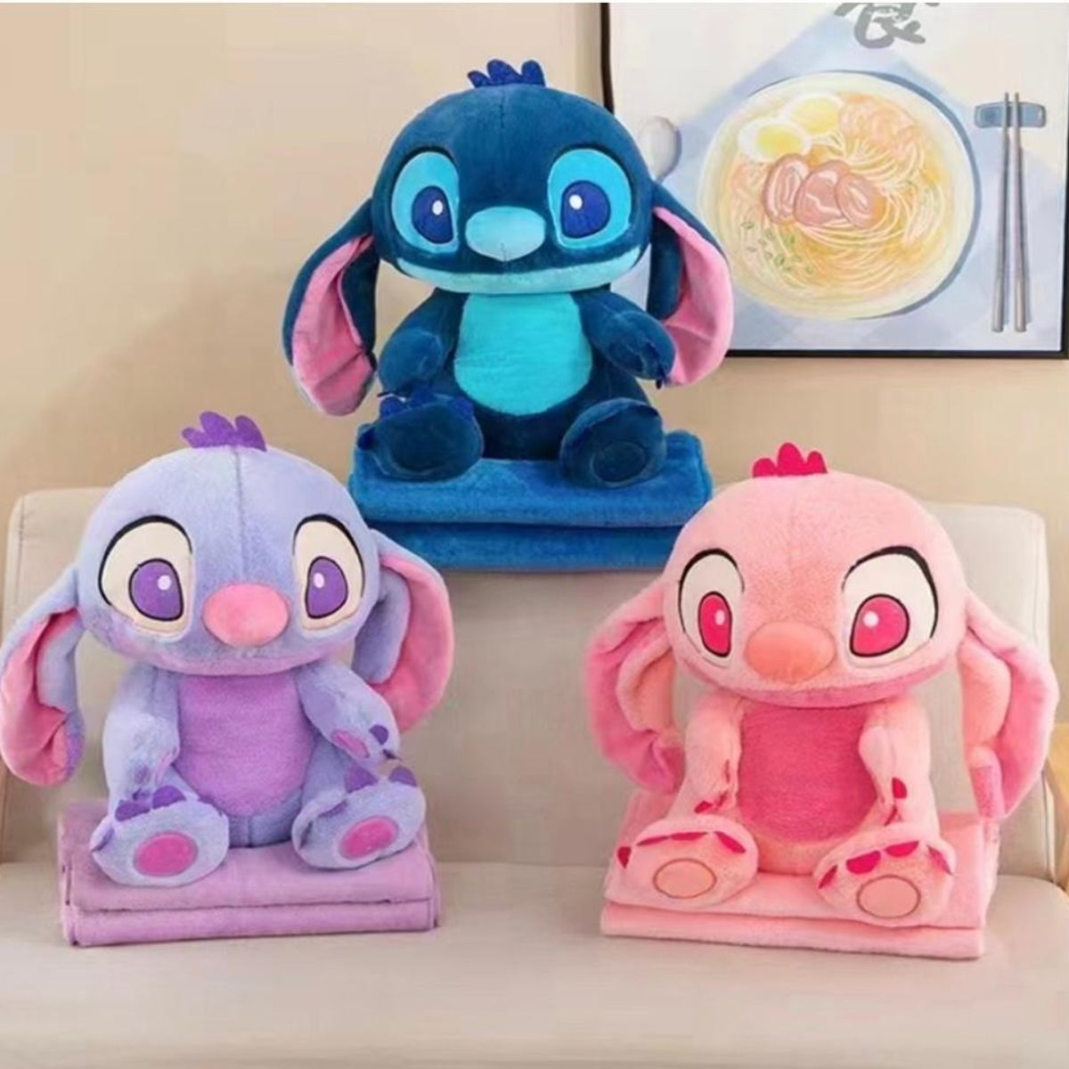 GENERICO - Nuevos Peluche + Cobija  Diferentes Motivos