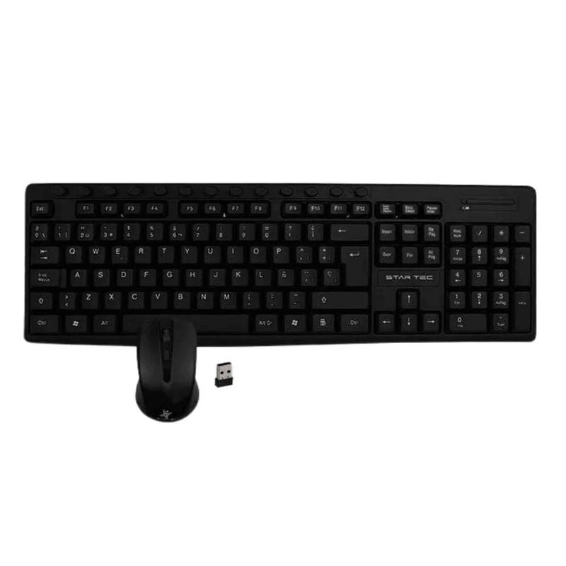 STARTEC - Combo Inalambrico Usb Teclado+Mouse Star Tec St-Cb-73 Negro