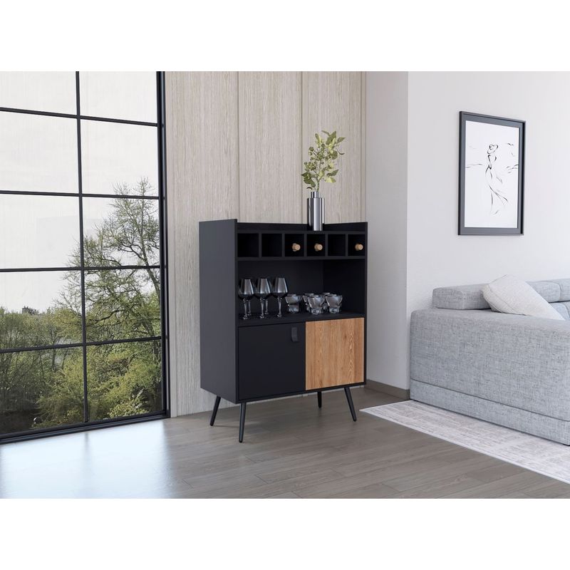 RTA MUEBLES - Bar Bajo Funes Bajo MWL 9645 Wengue+Miel Rta Muebles