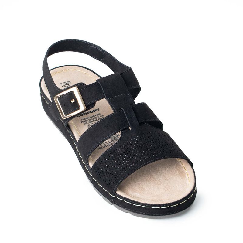 PRICE SHOES - Price shoes Sandalia Plana Mujer 162531NEGRO