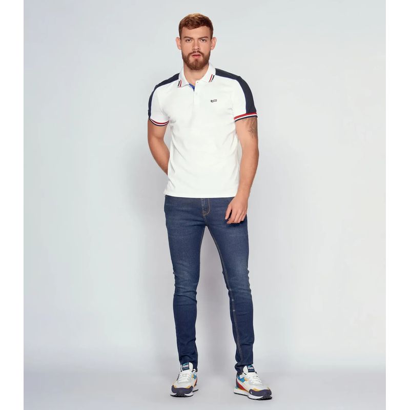 GAS EVOLUTION JEANS - Polo Para Hombre Slim Fit Gas