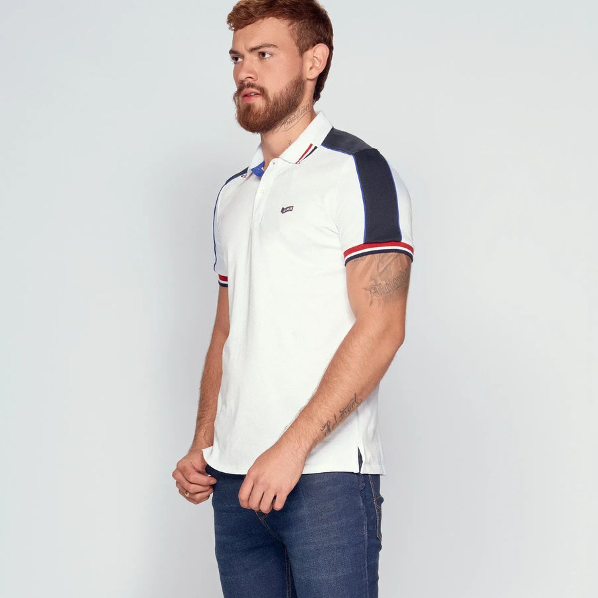 GAS EVOLUTION JEANS - Polo Para Hombre Slim Fit Gas