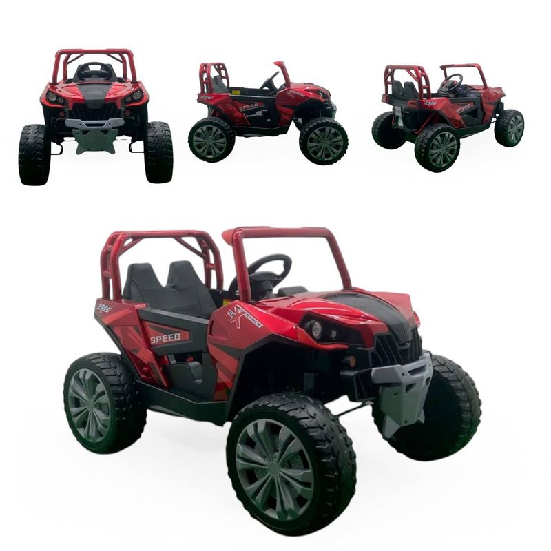 BRITOCHET - Carro Montable Infantil Eléctrico Recar. REF 6688 Rojo