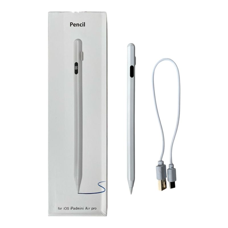 GENERICO - Lapiz Pencil Optico Compatible Apple iPad Magnetico