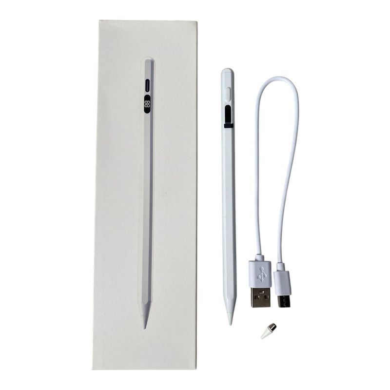 GENERICO - Lapiz Pencil Optico Compatible Apple iPad Tablet Magnetico