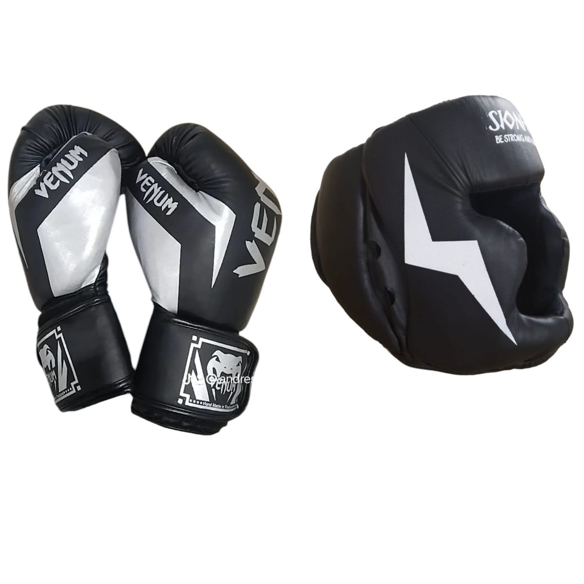 VENUM - Casco de Boxeo MMA + GUANTES DE BOXEO