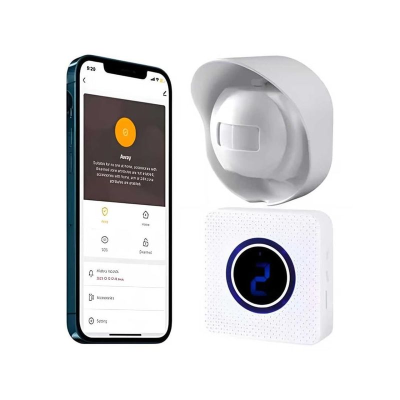 AMERICAN GENERICS - Timbre Inalámbrico Sensor Inteligente Seguridad Avanzada Tuya
