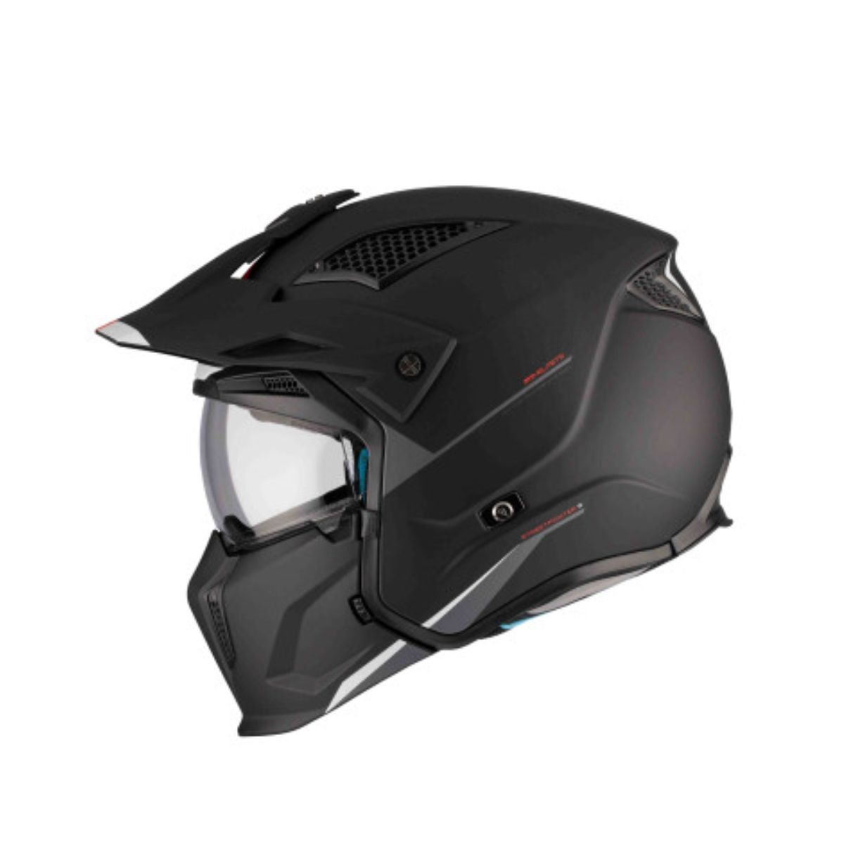 MT HELMETS - CASCO MT SSTREET FIGHTER CER ECE2206 SOLID NEGRO MATE TLL XL
