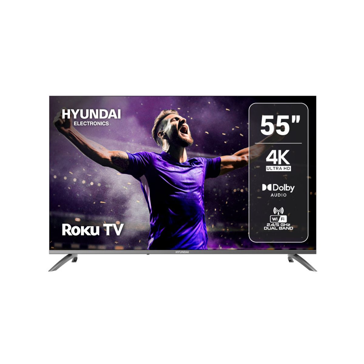 HYUNDAI - Televisor Hyundai Smart 55 4K - Roku TV