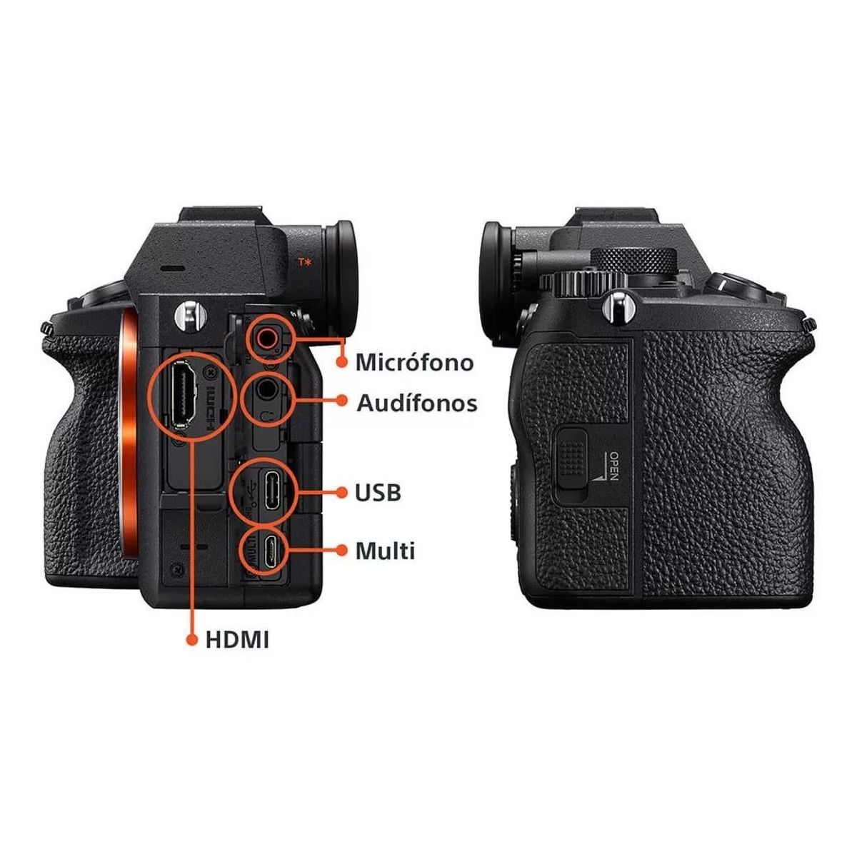 SONY - Cámara Profesional Sony Full Frame A7 Iv  Ilce-7m4 BODY - Negro