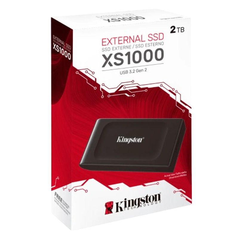 KINGSTON - SSD Externo Kingston 2TB XS 1000