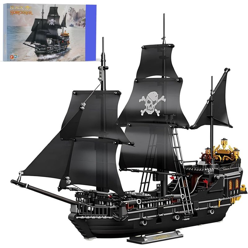 GENERICO - barcos piratas 1424 piezas de bloques de construcción