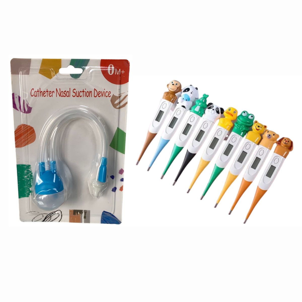 GENERICO - Saca Mocos Azul + Termometro Digital Para Bebes