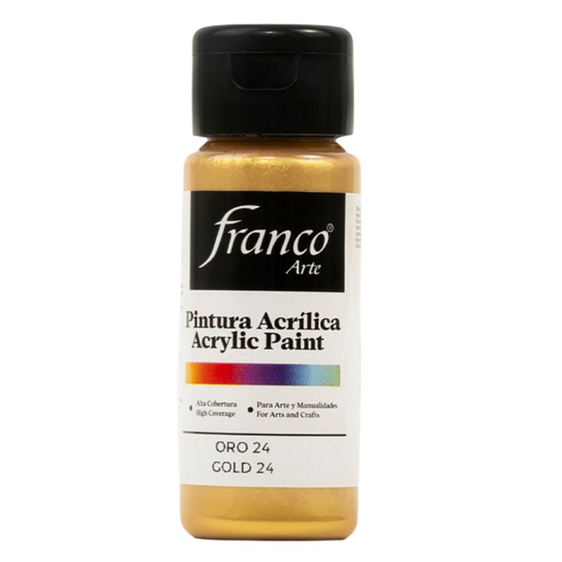 FRANCO ARTE - Pintura Al Frio Oro 24k Puro Franco Arte