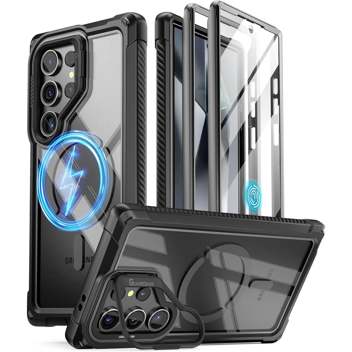 GENERICO - Funda Poetic Guardian Con Magsafe Compatible con Samsung S24 Ultra
