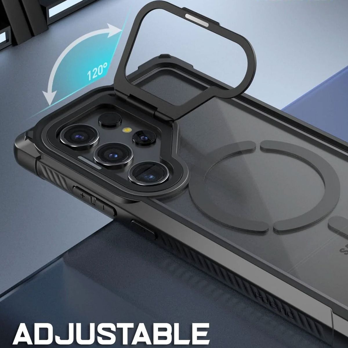 GENERICO - Funda Poetic Guardian Con Magsafe Compatible con Samsung S24 Ultra