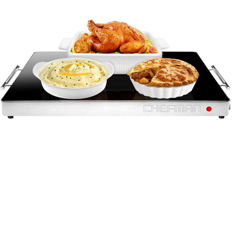 CHEFMAN - Bandeja Eléctrica De Vidrio Chefman