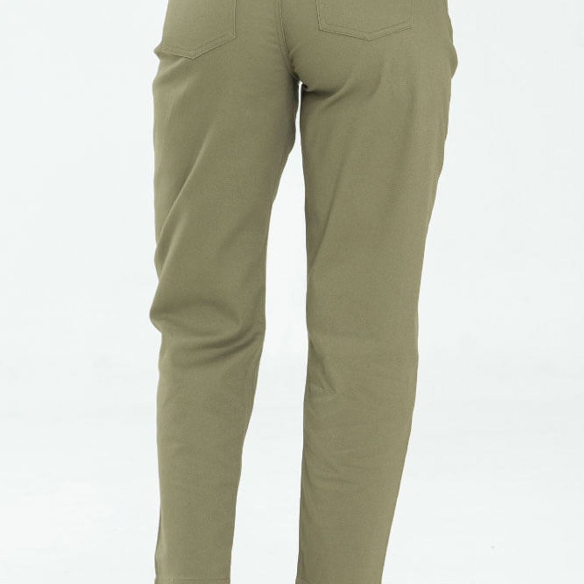 RAGGED - Pantalon mom cinco bolsillos Verde militar Ragged.