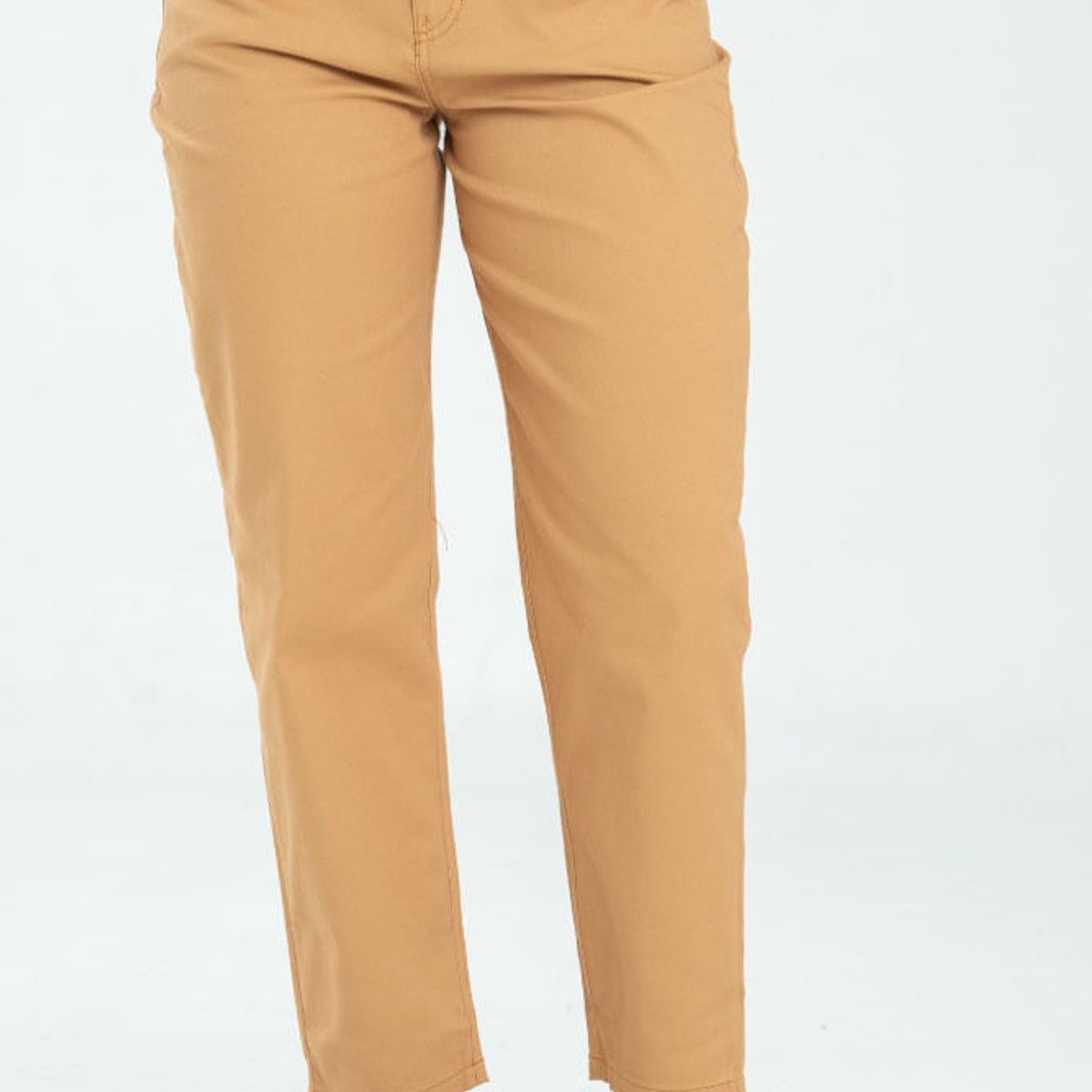 RAGGED - Pantalon mom cinco bolsillos Beige oscuro Ragged.