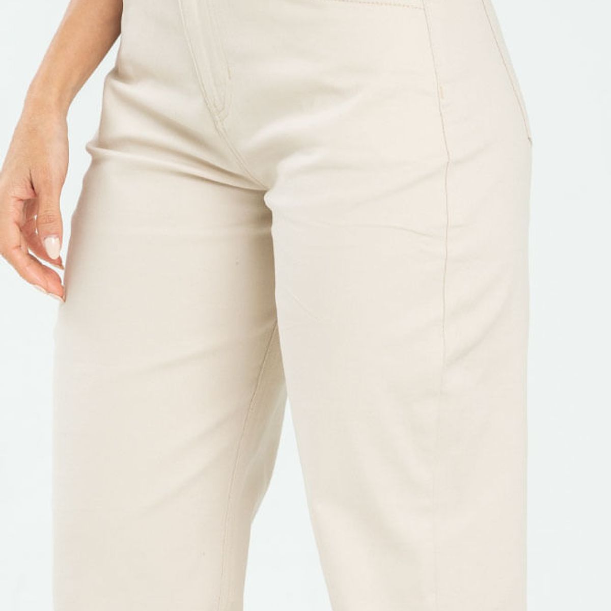 RAGGED - Pantalon mom cinco bolsillos Beige claro Ragged.