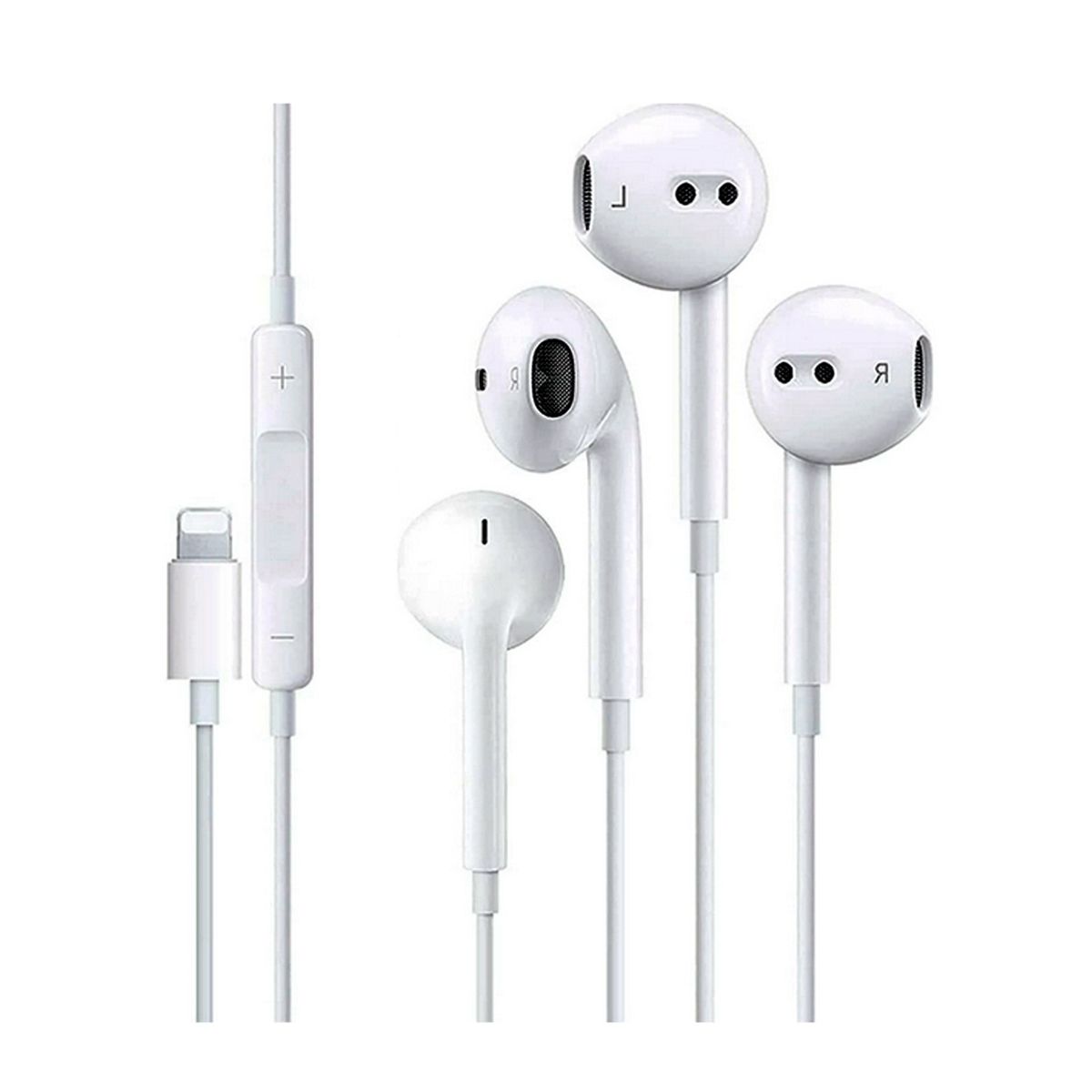 GENERICO - Audífonos Manos Libres 8 pines Para iPhone 14 13 12 11 x 8 7 iPad