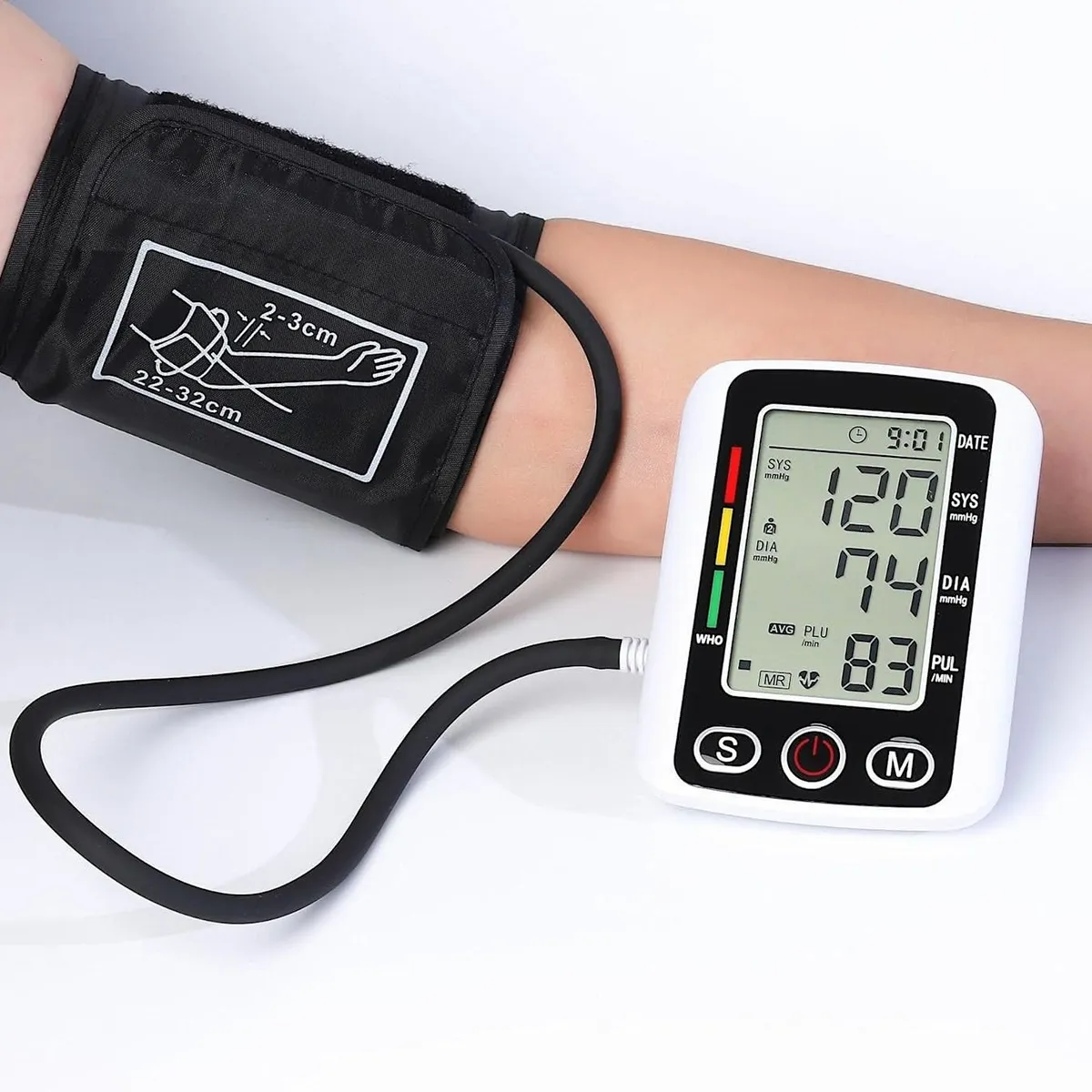 GENERICO - Oxímetro De Pulso Para Dedo + Tensiometro Digital Voz Español