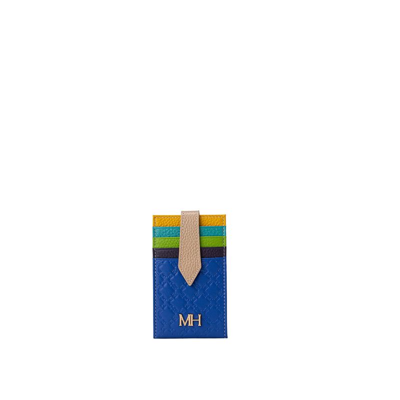 MARIO HERNANDEZ - Tarjetero Vertical Salma Azul Multicolor Sarah