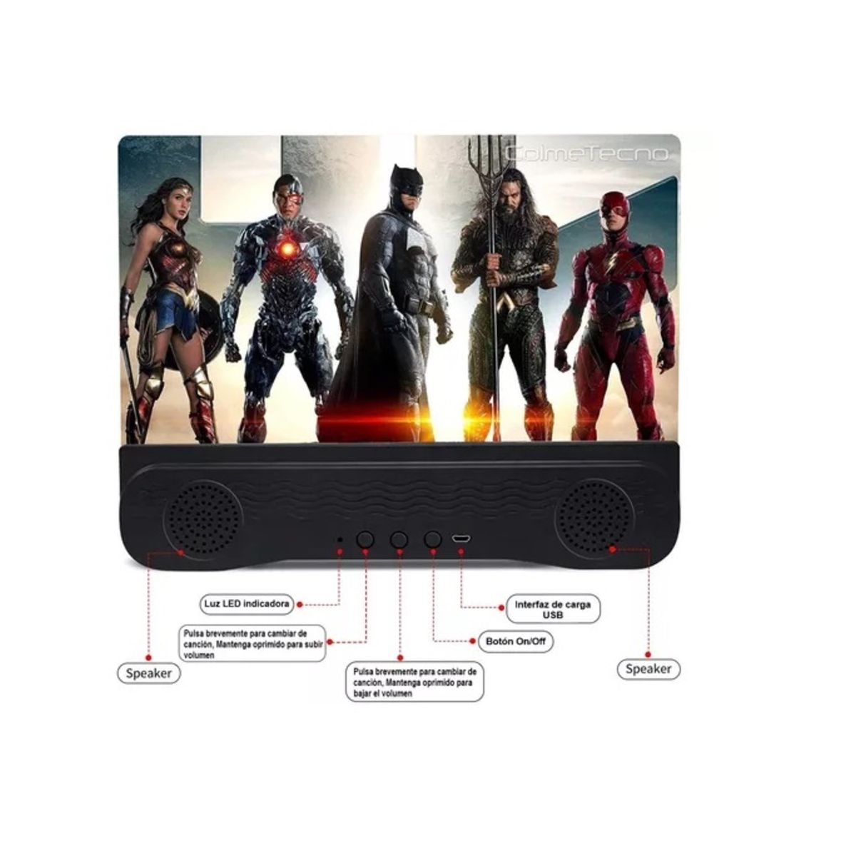GENERICO - Amplificador De Pantalla De Celular Con Parlantes